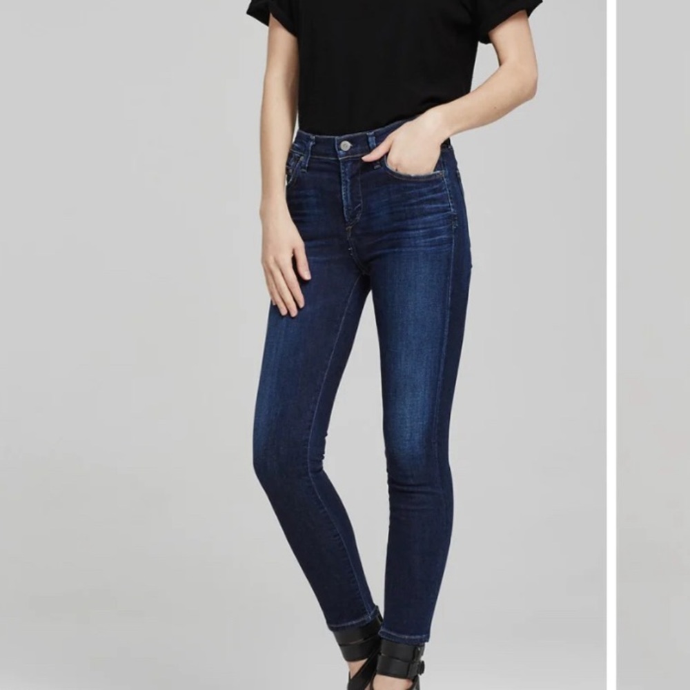 Rocket Crop high rise skinny